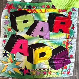 Colorful And Bold Square Parade Scarf 24" x 24"